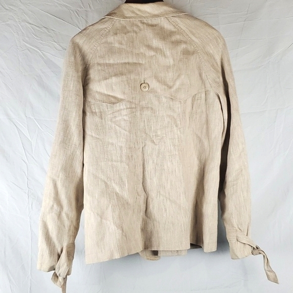Vintage Harve Bernard Linen Double Breasted Jacket - Picture 6 of 9